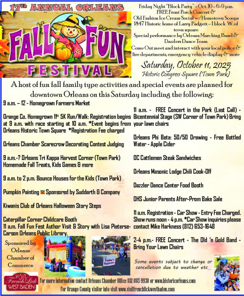 Orleans Fall Fun Festival