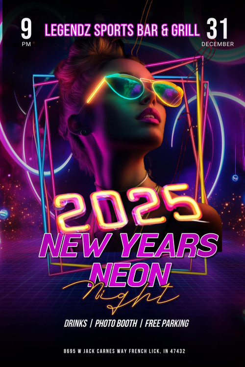 2025 New Years Neon Night