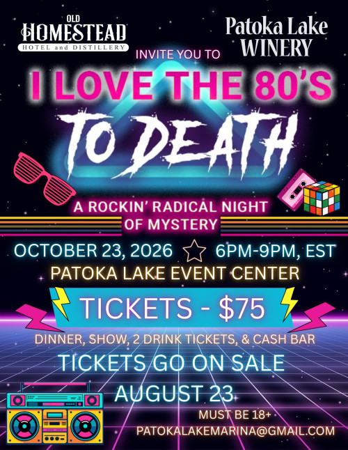 I Love the 80's to Death: Murder Mystery Dinner 