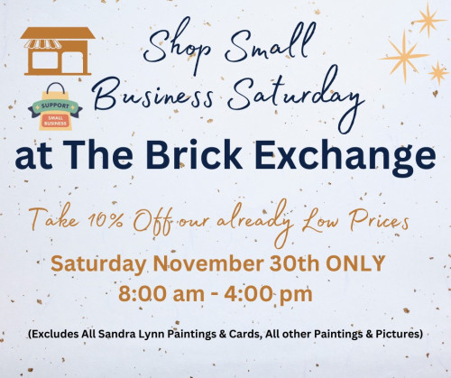 Small Business Saturday at the Brick Exchange!