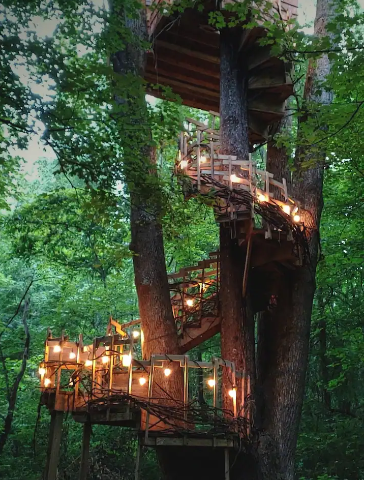 The Pop Top Treehouse at Lost River Hostel