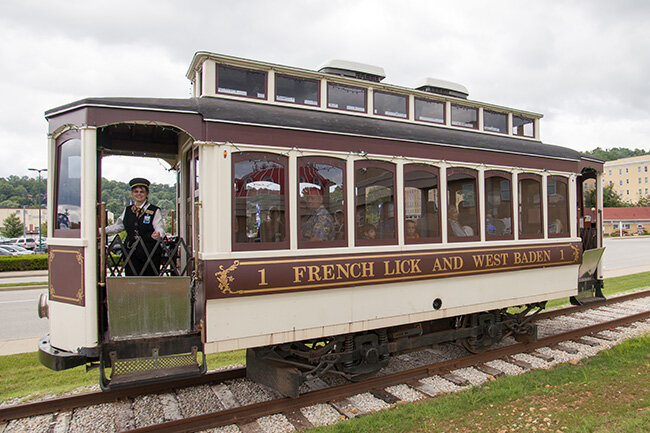 Rail Trolley at French Lick Resort